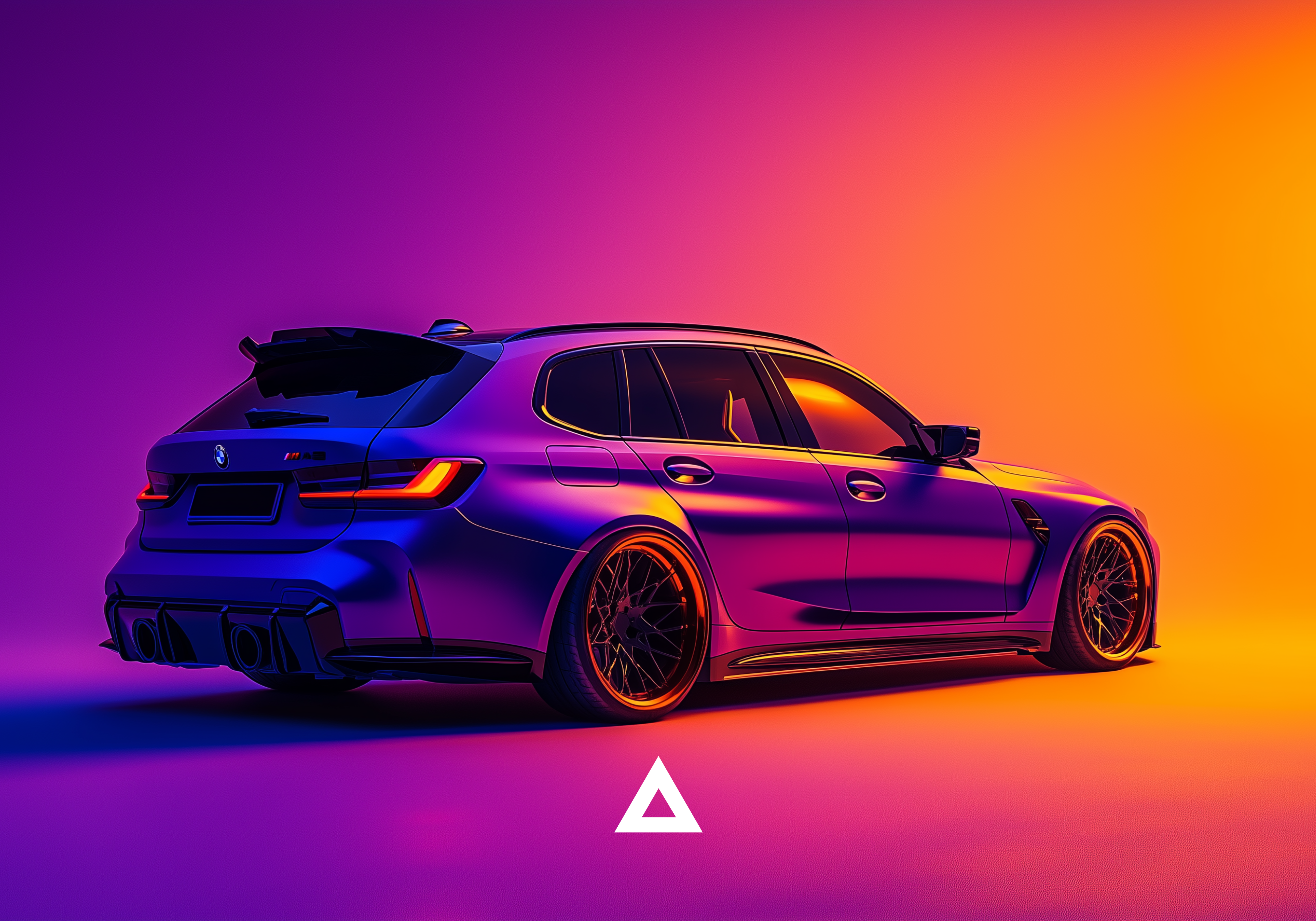 BMW M3 Touring Art - Impresión en plexiglás